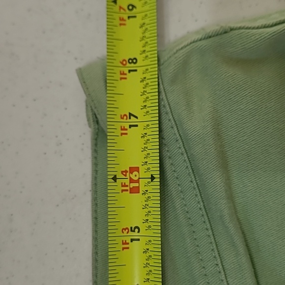 💥3for$12💥 Gloria Vanderbilt mint green Amanda jean Capris size 16 - Picture 10 of 13